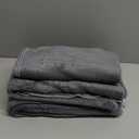 HOMEXCEL 8 Piece Bath Towel Set, Microfiber Bathroom Towel - 2 Bath Towels, 2 Hand Towels, and 4 Wash Cloths, Super Soft, Highly Absorbent Towels for Bathroom, Gym, Hotel, and Spa (Grey)