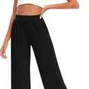 3 Pack Women's Capri Pants Capri Joggers Loose Cropped Workout Sweatpants Running Lounge Pants with Pockets (S)