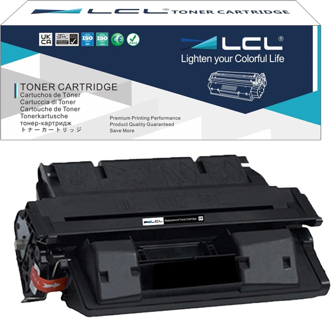 LCL Compatible Toner Cartridge Replacement for HP 27A 27X C4127A C4127X EP-52 EP-52X 10000 Page 4000/4000N/4000T/4050/4050N 4000SE 4000TN 4050SE 4050T 4050TN Printers Canon LBP-1760 (1-Pack Black)