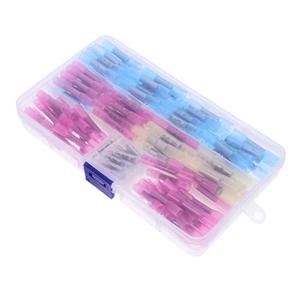 HAISSTRONICS 1set Heat Shrink Electrical Connectors for Automotive Use Insulated Terminals Intermediate Junction Wire for Harsh Conditions 80Pcs