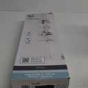 4 Tier Tension Pole Shower Caddy Plastic Corner Pole Adjustable Shelves 5-8ft White
