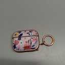 Maxjoy for AirPods Pro 3rd Generation Case with Lock, Flower AirPods Pro 3 Case Lock Protective Hard Cute AirPod Pro 3 Cover for Women Men with Keychain for Airpod Pro 3rd Gen Cover 2025, Floral