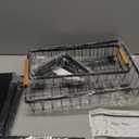 Kitstorack Under Sink Organizer, 2 Tier Under the Sink Storage, Slide out Pull out Cabinet Organizer Shelf, Metal Sliding Drawer for Kitchen Bathroom Pantry Closet Organization Rack, Black, 1 Pack