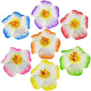 Artificial Hawaiian Flower Hair Clips,Bohemian Flower Hairpin for Seaside Holiday,Bridal Hair Bobby Pins Headwear,Hawaiian Beach Hair Accessories for Women Girls (Plumeria)