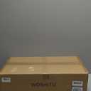 WOSHITU Bathroom Vanity Light Fixtures: 3 Lights Modern Bathroom Lighting Fixtures Over Mirror with Frosted Milky Glass Shade, Black and Gold Vanity Lighting Fixtures Wall Sconce for Bath Bedroom