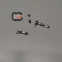 Missair Bands Compatible for Apple Watch Band 40mm 41mm 44mm 45mm with Screen Protector Case, Slim Metal Dressy Jewelry Bracelet Strap with Bling Diamond Cover for iWatch Series 9 8 7 6 5 4 for Women (Silver)