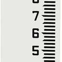 AdirPro 4" Wide Stream Gauge - Heavy Duty Gauge - All Weather Guage (100ths/10ths/feet) (4-8')