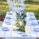 120pcs 9oz Gingham Party Paper Drinking Cups, 4 Colors Disposable Plaid Paper Cups Checkered Cups for Wedding Birthday Decoration Fiesta Baby Shower Picnic