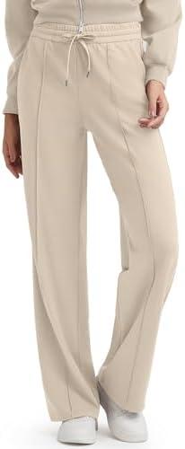 G4Free Womens Sweatpants Wide Leg Yoga Pants with Pockets Drawstring High Waist Casual Lounge Pants Petite/Regular/Tall, Size S
