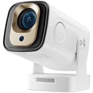projectors Home Projector, Ultra HD Mini Projector with Switch/Phone Casting, HDMI & Auto (White)