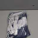 No Hook Shower Curtain with Snap in Liner Set,Abstract Geometric Stripes Waterproof Fabric Shower Curtains Simple Modern Minimalist Art Double Layer Bath Curtain for Bathroom,60Wx72H (Blue)