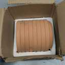 Fcacti 4.7 inch Middle Terra Cotta Plant Saucers, Round Pot Drip Trays,Durable Thicker Clay Plant Tray Flower Pot Saucers for Outdoors Indoors Flower Pots and Planters,Pack of 7