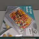 Air Fryer Basket for Oven, OPENICE 15.3" x 11.0" Large Air Fryer Tray and Pan with 30PCS Parchment Papers, Stainless Steel Oven Air Fryer Basket and Tray for Baking Grilling