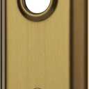 2 Pack Mortise Lock Door Plates for Interior Doors, Old Style Mortise Door Knob Cover Backplate Replacement, Antique Brass Door Escutcheon Plates