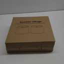 Black Drum Lampshades Set of 2 With Sky Stars Design, 11.6" x 12.6" x 9.8" for Table Lamp, Floor Lamp, Pendant Light - Easy Assembly Required