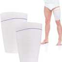 Catheter Leg Bag Holder 2 Count Fabric Catheter Sleeves Urine Leg Bag Holder - Urinary Drainage Bag Stay in Place Urine Bags for Legs Foley Catheter Bag Holder Strap for Men or Women Wheelchairs (M)