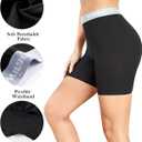 wirarpa Women's Boxer Briefs Cotton Underwear Anti Chafing Boy Shorts Panties 5.5" Inseam 4 Pack XL