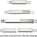 Utheer Grill Replacement Parts for Charbroil Advantage Series 4 Burner 463344015 463343015 463240015 463432215 Gas Grills, 3 Burner 463436815, Grill Burner Heat Plate Shield Adjustable Crossover Tube