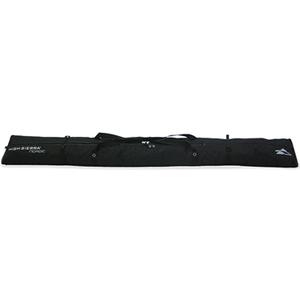 High Sierra Padded Ski Bag for Two Pairs of Skis (Up to 185cm) (Black)