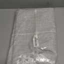 JIALE Heavy Duty Table Cloth Cotton Linen Waterproof Tablecloths Farmhouse Tablecloth, Soft and Wrinkle Free Table Cover with Tassels, Square, 55''x55'', Grey Gingham