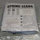 SPRING SEAON Lumbar Support Pillow for Bed Sleeping - Lower Back Hip Pain Relief Lumbar Support Pillow Herniated Disc Relief Products Ergonomic Design of Cool Fabric Memory Foam Cushion (Blue)