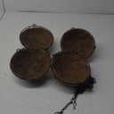 Hanging Baskets for Plants Outdoor(8 inch 4 Pack)- Coconut Coir Hanging Planters Outdoor, Metal Wire Baskets with Coco Liner, Hanging Pots for Plants Indoor, Flower Pots for Railings