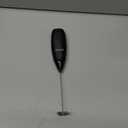 Chefman Handheld Electric Milk Frother Create Foam for Coffee, Cappuccinos, & Lattes, Mix Matcha & Protein Powder, Cordless & Compact, Stainless Steel Wand, Battery Operated
