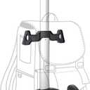 Backpack Trolley with Wheels, 6-Wheels Rolling Dolly Cart for Backpack, Luggage, Travel Hand Truck