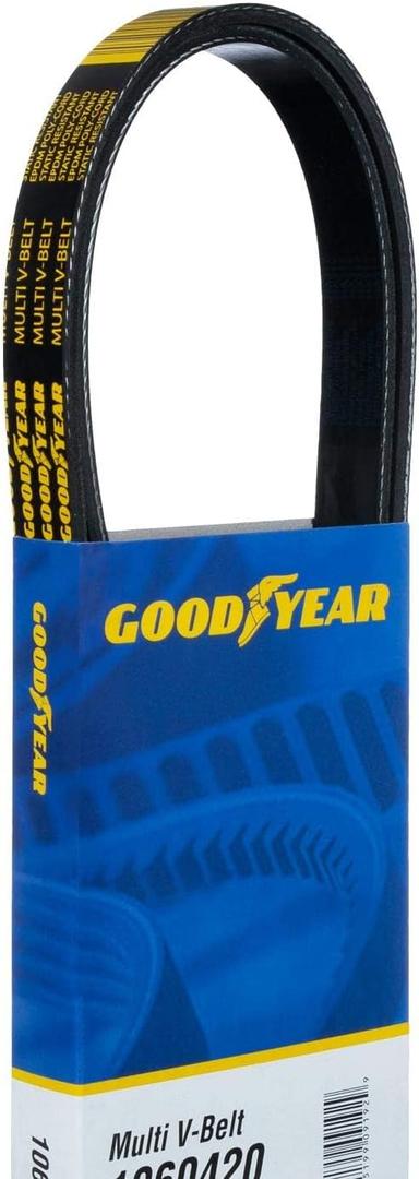 Goodyear Belts 1060505 Serpentine Belt, 6-Rib, 50.5" Length for 1979-2016 for 1979-1996 Ford & 2011-2016 Hyundai Goodyear Belts 1060505 Serpentine Belt, 6-Rib, 50.5" Length for 1979-2016 for 1979-1996 Ford & 2011-2016 Hyundai