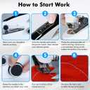 Handheld Sewing Machine, Portable Mini Sewing Machine for Beginners Adults, Easy to Use & Quick Home Clothing Repair Tools, Suitable for Sewing Fabrics, Clothes, Curtains, Family Travel, DIY QQ1