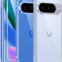 FNTCASE for Google Pixel 10 Case: Pixel 10 Pro Case Google 9/9 Pro Non-Yellowing Clear Slim Case | Rugged Anti-Drop Shockproof Scratch Protective Thin Transparent Crystal Cell Phone Cover (Clear)