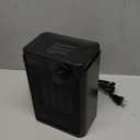 Lerat Electric Space Heater, Small Heater for Indoor Use, 1200W PTC Fast Heating Portable Heater, Overheat & Tip-Over Protection, Heating & Fan Modes for Bedroom, Office, Camping, Black