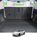 Cargo Mat Compatible with Tesla Model Y 2020-2024 5 Seat, Heavy-Duty TPE Trunk Liner Rear Seat Back Protector Model Y Accessories Custom Fit Trunk Mat- 6PCS