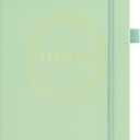 2 x &And Per Se Fitness Workout Journal for Men & Women, Workout Log Book Planner with Daily Diet, Gym Exercise & Training Trackers - Undated, A5 Size, Leather Hardcover (Light Green)