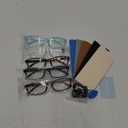 Gaoye Reading Glasses Men/Women, Eyeglasses, Blue Light Readers for Men/Women, Eye Glasses (Black, Leopard, Blue & Clear Mix)
