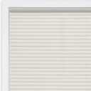 Dez Furnishings Cordless 1" Light Filtering Cellular Shade, 22"W x 72"H, Cream