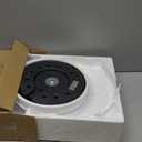 Floor Lamps with Remote Control and Stepless Dimmable Color Temperature and Brightness Standing Lamp with Adjustable Beige Linen Lampshade Pole Lamp for Bedroom Office, 9W Bulb Included, Black