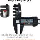 83MM Wheel Center Caps Compatible with Silverado Suburban Tahoe Yukon XL Sierra Van Savana Black Center Cover