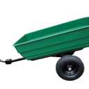 Tow Barrow Dumping Lawn and Garden Utility Trailer, 6.5 Cubic Foot