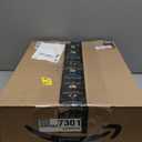 Bedside Table Lamp with Touch Control & USB C+A Charging Ports LED Desk Lamp with 2 AC Outlets, Minimalist Nightstand Light with Black Fabric Shade for Bedroom, Living Room, Office, White