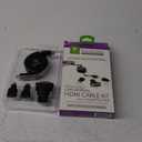 ReTrak® Retractable Standard HDMI® Cable with Mini, Micro, and DVI Adapters, 5 Ft. in Black