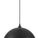 Large Pendant Lights Kitchen Island, 16 Inch Black and White Dome Pendant Light, Black Farmhouse Pendant Light, Large Industrial Pendant Lights for Kitchen Island, Dining Room, Cafe