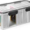 tutata Graded Sports Card Storage Box, Trading Card Storage Box, Graded Card Slab Storage Case Fits PSA BGS & SGC