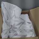 Surmente 5 Pack White Rectangle Tablecloth 90 x 132-inch Rectangular Polyester Table Cloth for Weddings, Banquets, or Restaurants