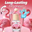 3 x Hanging Air Freshener Car Diffusers - Long Lasting Scent, Odor Eliminator, Home Essentials, Fresh car fragrance diffuser - 3 Pack- Pink Champagne