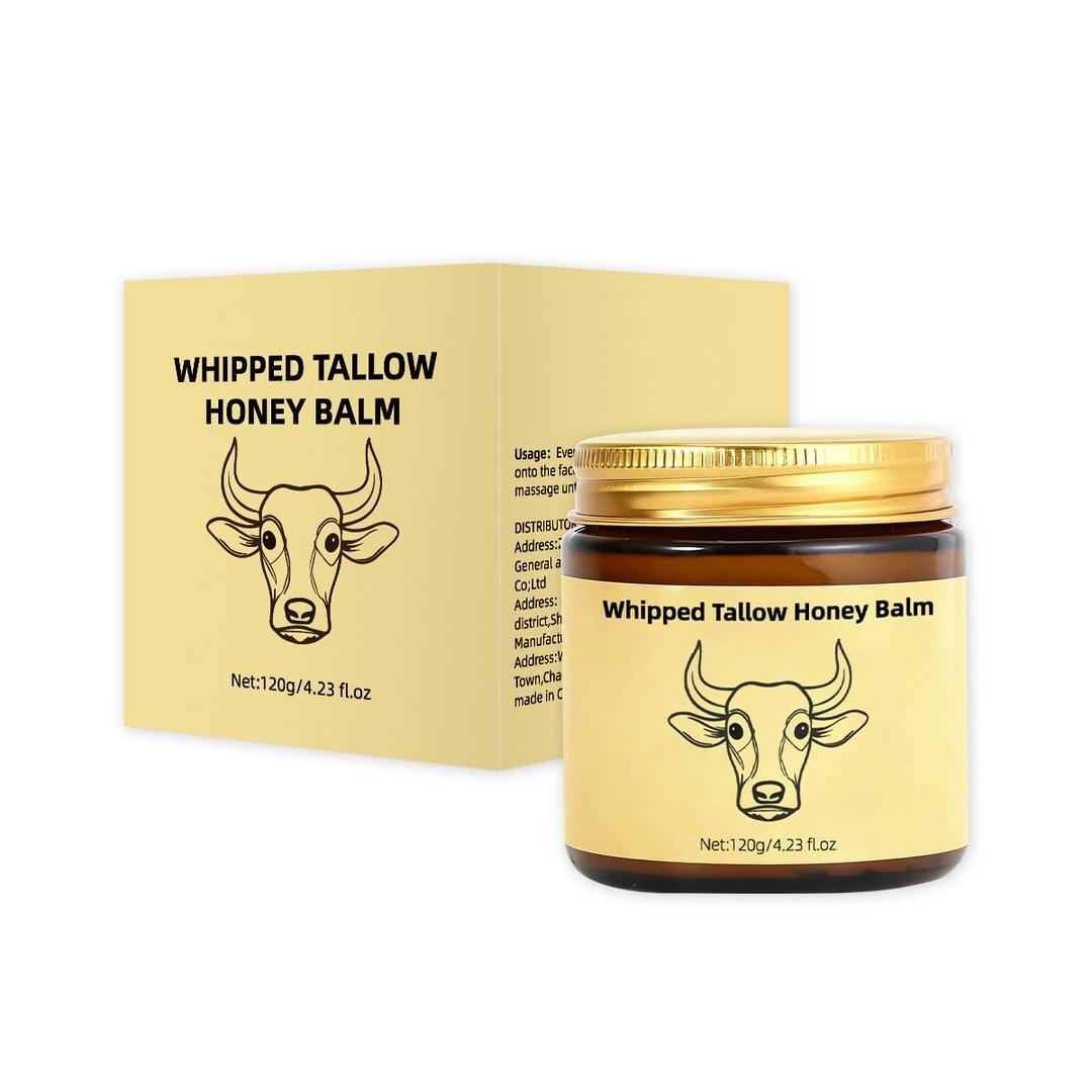 Moisturizing Body and Face Cream with Honey, Hydrating Balm Lotion for Full Body Care