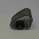 Plman Sink Strainer Basket, Triangle Suction Cup Sink Corner Rack, New Upgraded Corner Sink Strainer with Drainage Hole, Punch-Free Corner Sink Garbage Catcher for Kitchen and Bathroom (Black)