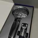 6-Mode High Pressure Handheld Shower Head Set, Consumer Reports Recommended HOPOPRO High Flow Hand Held Showerhead with 59 Inch Hose Bracket Teflon Tape Rubber Washers (Chrome)