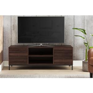 REN HOME Jarrel 2 Door TV Stand, Walnut