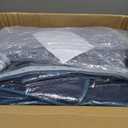 Large Area Rugs for Living Room Bedroom, 6 x 9 Ft Non-Slip Modern Area Rug, Soft Thickened Memory Foam Rug, Comfy Minimalist Indoor Carpet for Boys Girls Room Nursery Dorm Home Decor, Navy Blue